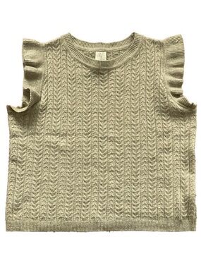 Joie Cream Cable Knit Crewneck Sweater